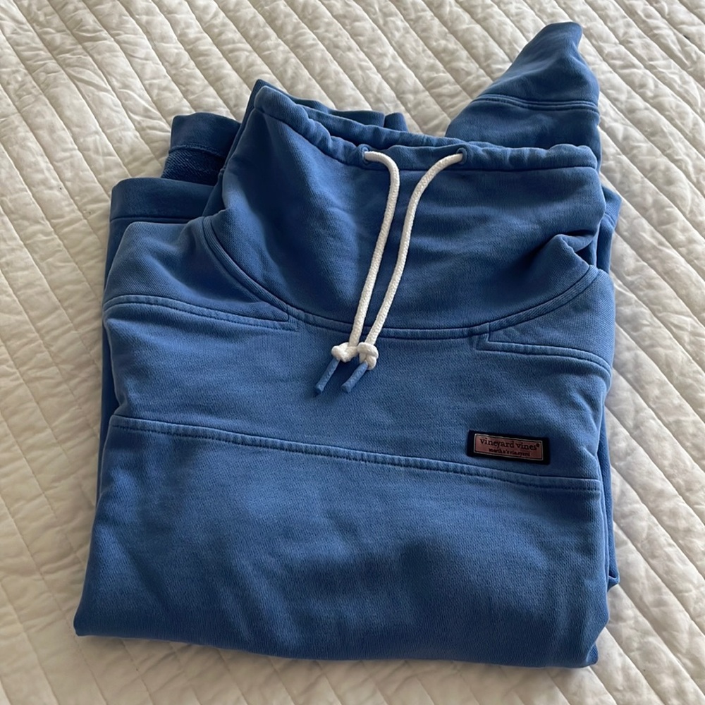 Vineyard Vines Slub Funnel Neck Shep Shirt